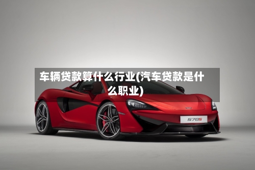 车辆贷款算什么行业(汽车贷款是什么职业)-第2张图片