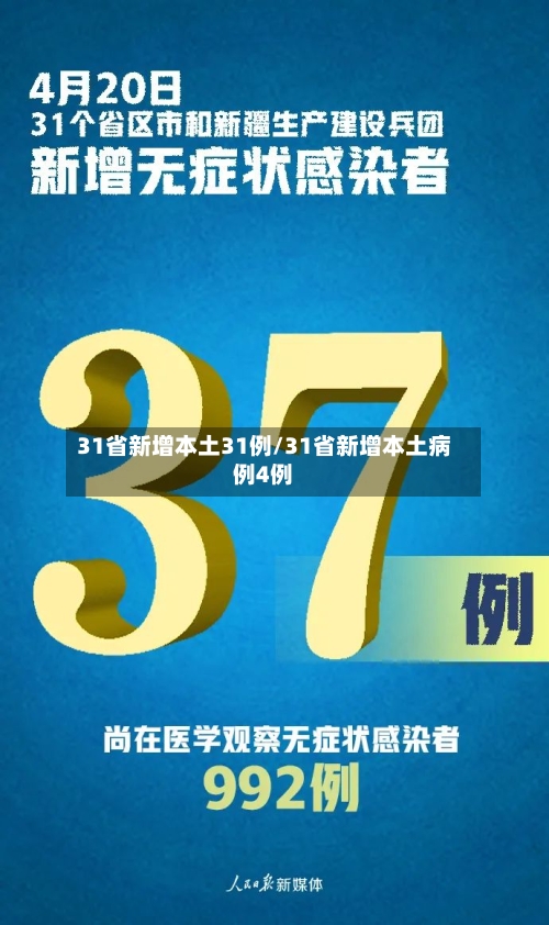 31省新增本土31例/31省新增本土病例4例