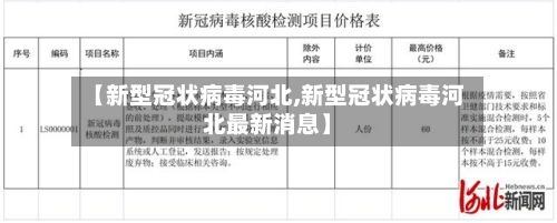 【新型冠状病毒河北,新型冠状病毒河北最新消息】